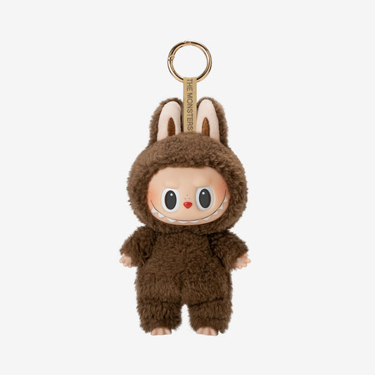 Pop Mart Labubu The Monsters Tasty Macarons Chestnut Cocoa Vinyl Plush Pendant