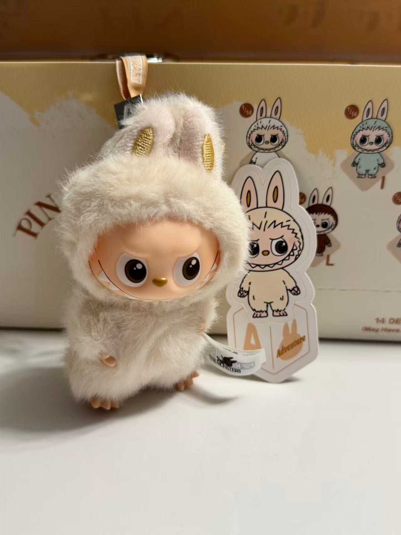 Popmart pin for love labubu Letter "A"