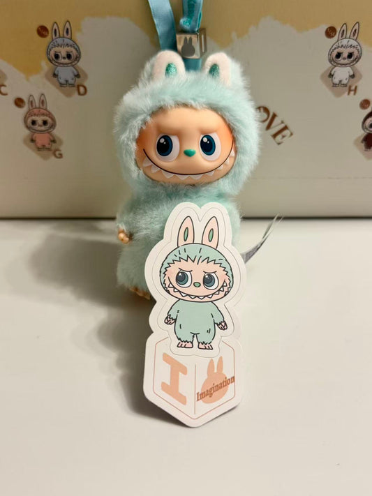 Popmart pin for love labubu Letter "i"
