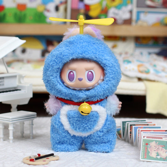 Labubu Macaron x Doraemon Outfit