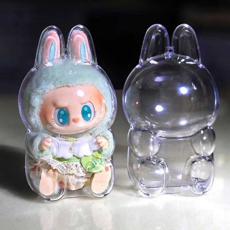 CLEAR HARD CASE FOR LABUBU HAVE A SEAT
