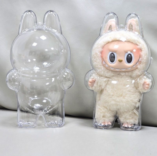 CLEAR HARD CASE FOR LABUBU MACARON