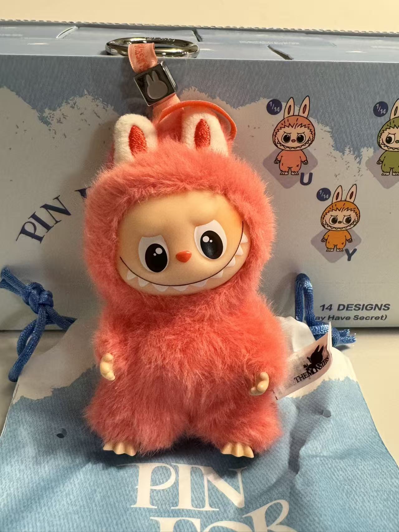 Popmart pin for love labubu Letter "N"