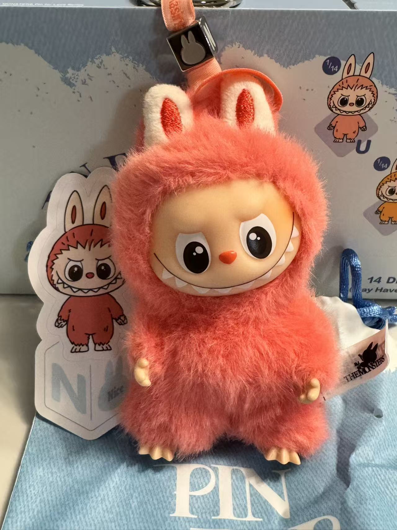 Popmart pin for love labubu Letter "N"