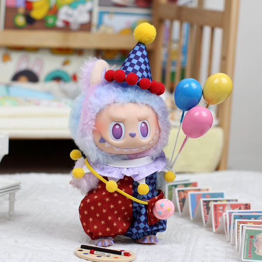 Labubu Macaron Clown Halloween Outfit