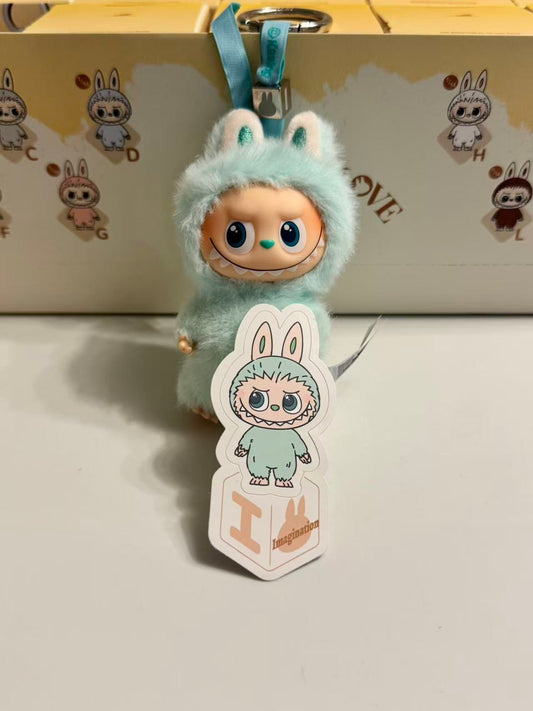 Popmart pin for love labubu Letter "i"