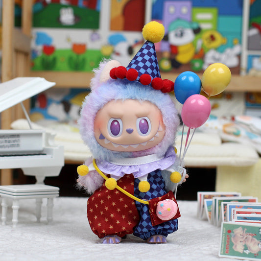 Labubu Macaron Clown Halloween Outfit