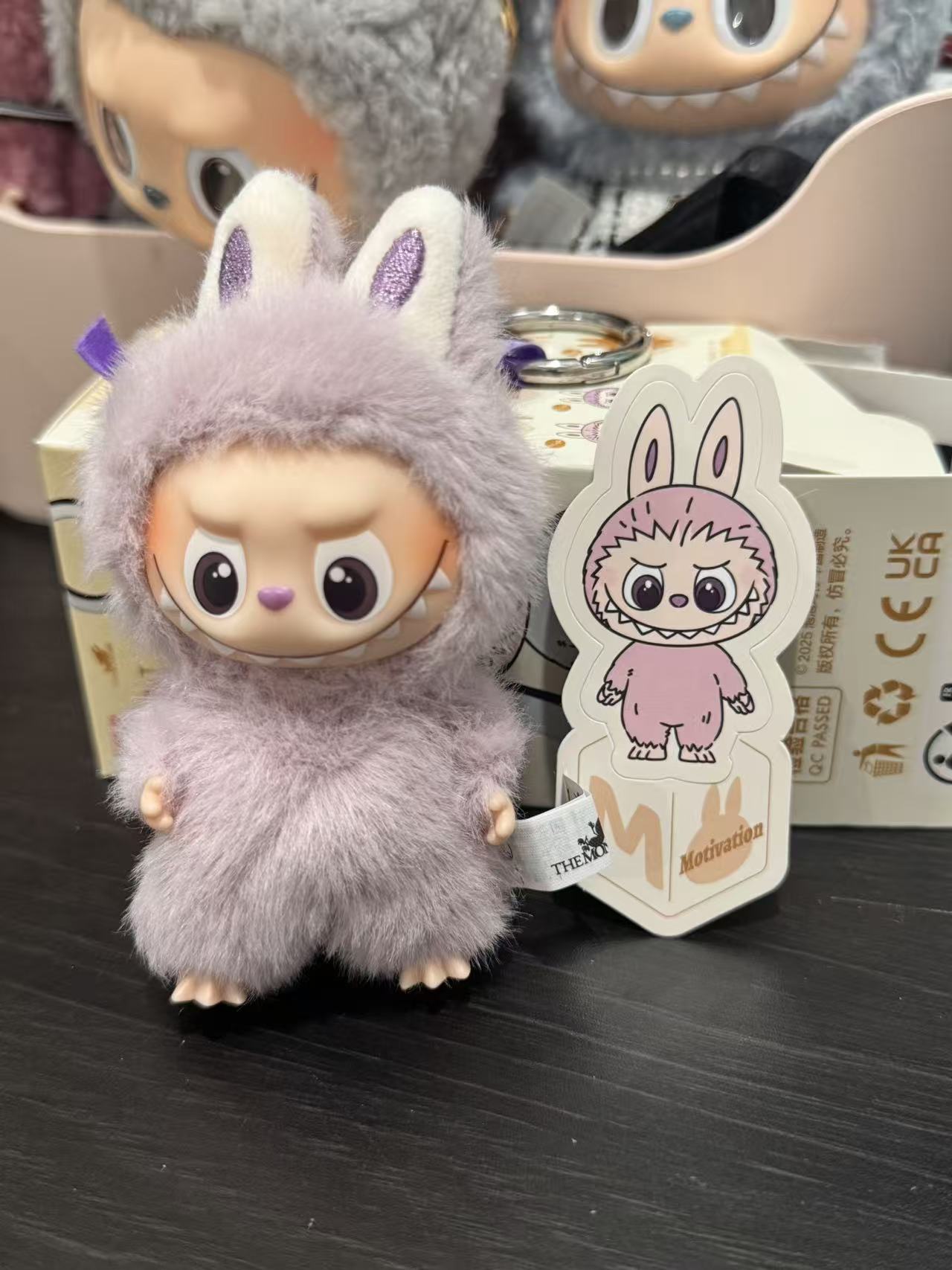 Popmart pin for love labubu Letter "M"